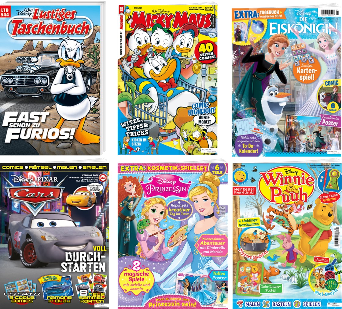 Entenhausen Stars Disney von Egmont " Donald Duck " mit Comic Ehapa Verlag 