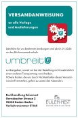 Versandanweisung Buchhandlung Eulennest, 76530 Baden-Baden (VN 21165) über Umbreit