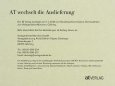 Auslieferungswechsel AT Verlag zum Verlegerdienst München