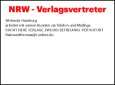 NRW - Verlagsvertreter sucht neue Verlage zwecks Betreuung