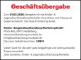 Geschäftsübergabe Kinder- & Jugendbuchhandlung Murkelei gGmbH, 69117 Heidelberg (VN 34914)