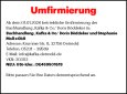 Umfirmierung der Buchhandlung 'Kafka & Co.' Doris Böddeker, 32756 Detmold (VKN 20303)