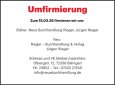 Umfirmierung Neue Buchhandlung Rieger, 72336 Balingen (VN 23952)