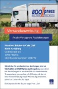 Versandanweisung Manifest Bücher & Cafe GbR Rene Arnsburg, 10967 Berlin (Libri-KN: 701399) über Libri