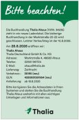 Die Buchhandlung Thalia Ahaus (VkNr. 34235) zieht in ein neues Ladenlokal (VN 35195)