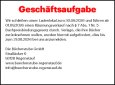 Geschäftsaufgabe Die Bücherstube GmbH, 93128 Regenstauf