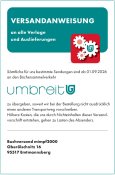 Versandanweisung Buchversand mimpf2000, 95517 Emtmannsberg über Umbreit
