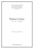 Helmut Lethen