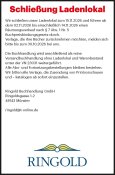 Schließung Ladenlokal Ringold Buchhandlung GmbH, 48143 Münster