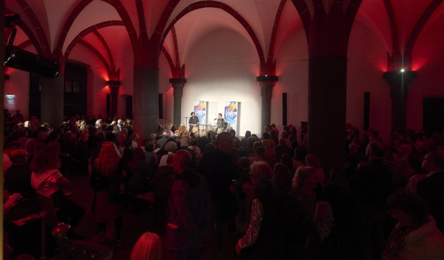 Blick in eine Veranstaltung von Literatur im Römer