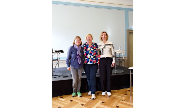 Der neue Vorstand (v.l.): Carola Köhler, Yvonne de Andrés und Juliane Seifert. Annett Geselle fehlt auf dem Foto 