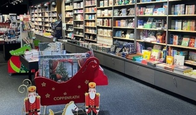 Ein Blick in die Pop-up-Buchhandlung