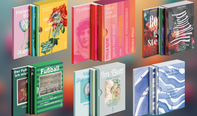 Collage: Das erste Verlagsprogramm des Verlags (Schuber)