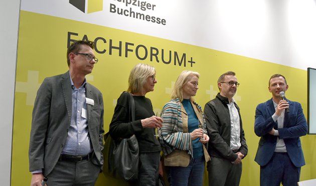 Auch Jurymitglieder kamen zum Empfang des Börsenvereins 
