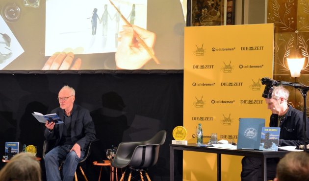 Jahresluchs live: Jens Rassmus zeichnet, Will Gmehling liest