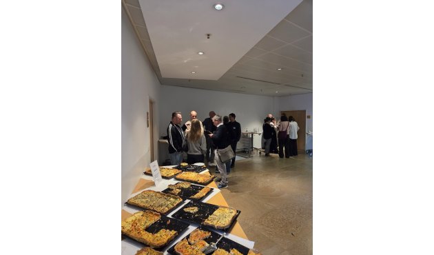 Quiche satt: Für den reibungslosen Ablauf und das leibliche Wohl der Jahrestagung der IG Hörbuch hat diesmal Penguin Random House gesorgt