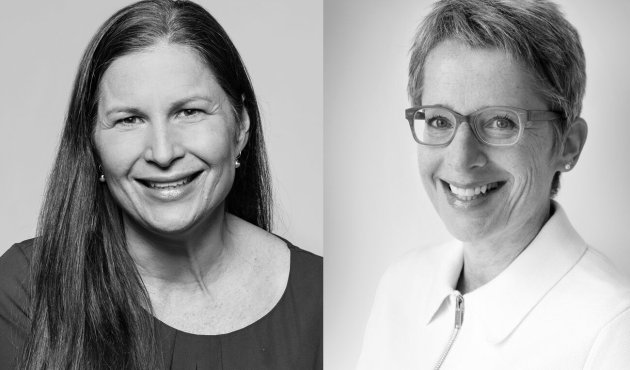 Julia Eis und Astrid Iffland nebeneinander im Porträt