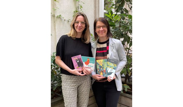 Eva Maria Wagner (Marketing und Presse, links) und Katrin Feiner (Programmleitung und Lektorat) führen das Obelisk-Programm vom Tyrolia-Kinderbuch-Büro in Wien aus weiter