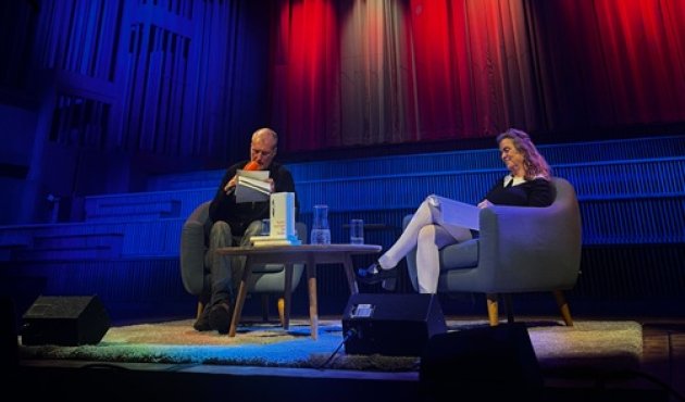 Robert Seethaler bei der Berlin-Premiere von "Die Straße" im rbb-Sendesaal