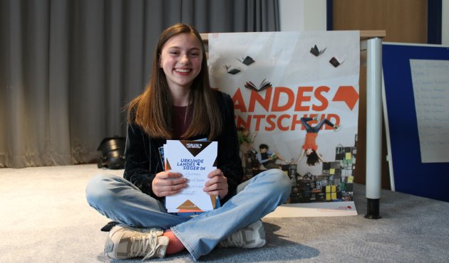 Foto der Landessiegerin Mila Neumann 