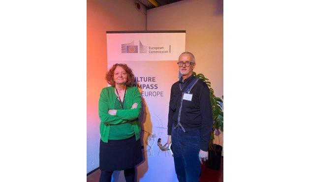 Ein gemeinsames Foto von Anne Bergman-Tahon und Detlef Bauer.