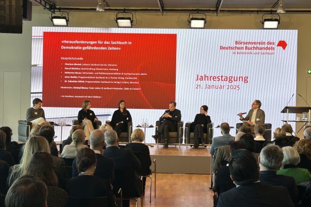 Podiumsrunde zum Sachbuchmarkt