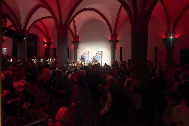 Blick in eine Veranstaltung von Literatur im Römer