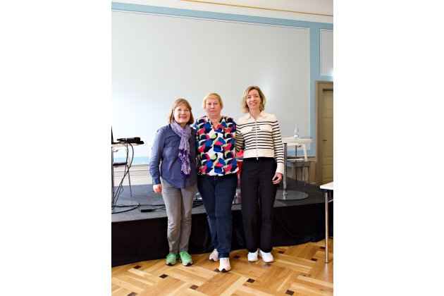 Der neue Vorstand (v.l.): Carola Köhler, Yvonne de Andrés und Juliane Seifert. Annett Geselle fehlt auf dem Foto 