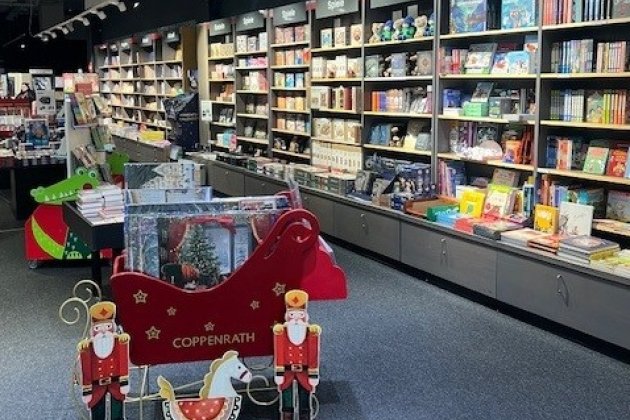 Ein Blick in die Pop-up-Buchhandlung