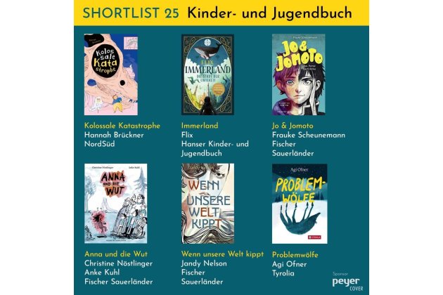 Cover der Shortlist Kinder- und Jugendbuch des Buchcover Awards 2025