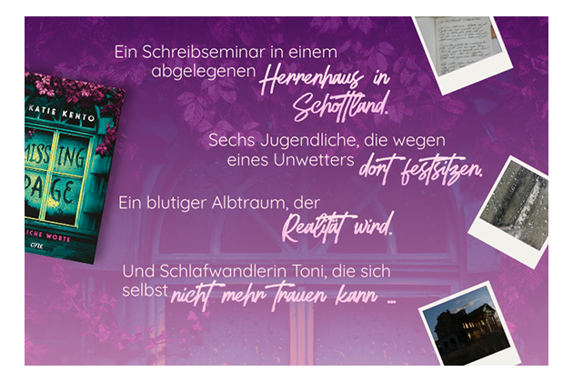 Katie Kento: "Missing Page – Tödliche Worte"