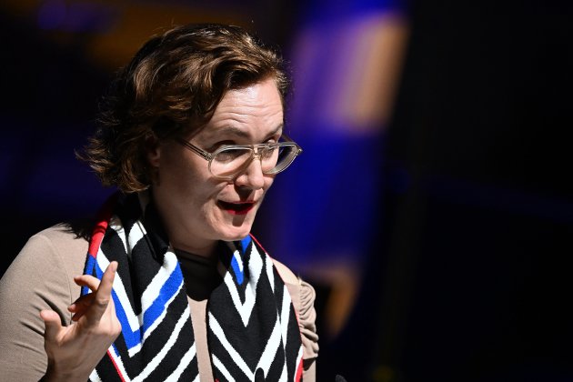 Die Schriftstellerin Barbi Marković bei ihrer Laudatio