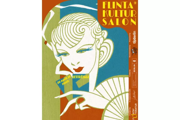Plakat zum "FLINTA* KULTUR SALON"