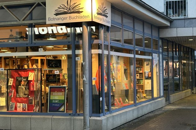 Der Botnanger Buchladen von außen