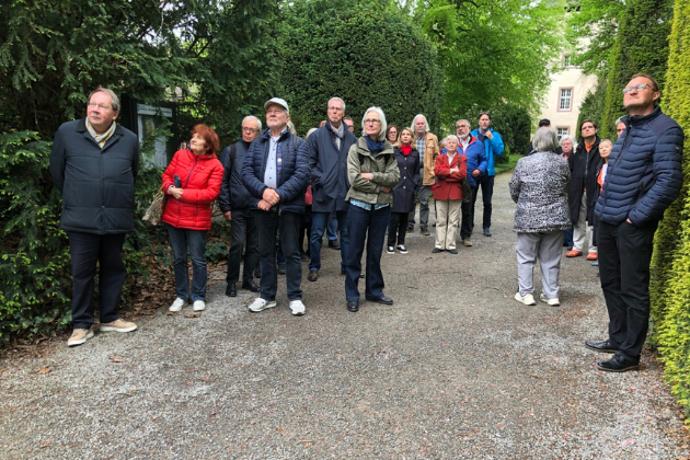 Gruppenfoto vor Schloss Corvey