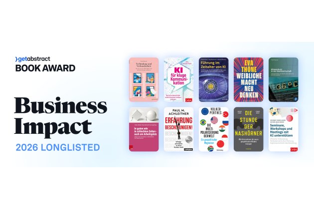 Cover der zehn nominierten Titel Kategorie "Business Impact" (Deutsch)