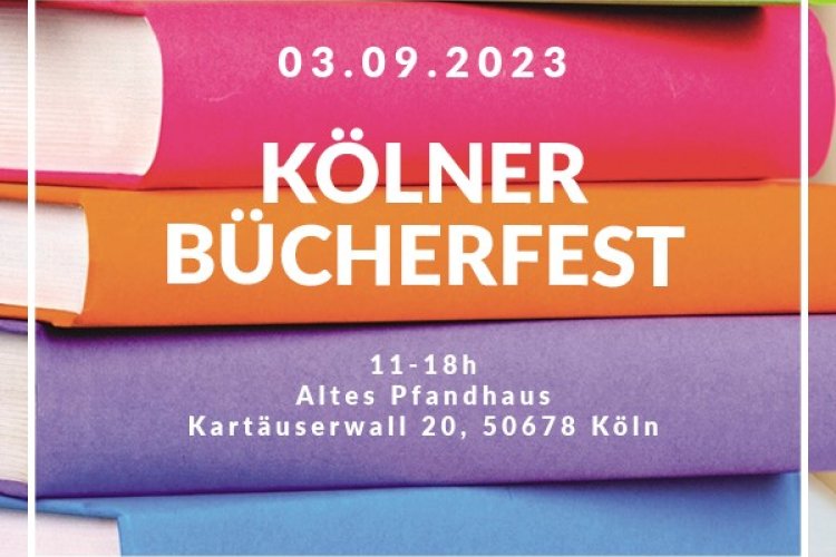 Das 4. Kölner Bücherfest für Buchhändler, Verleger, Autoren und vor allem Leser findet am ersten Septemberwochenende in der Kölner Altstadt statt.