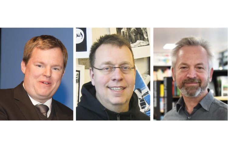 Mike Altwicker, Peter Hinke, Dieter Dausien (v.re.)