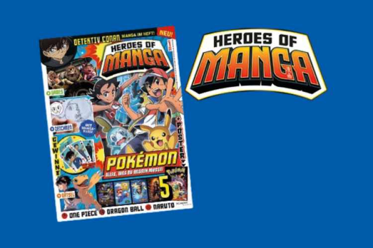 Cover von Ausgabe 1 von Heroes of Manga