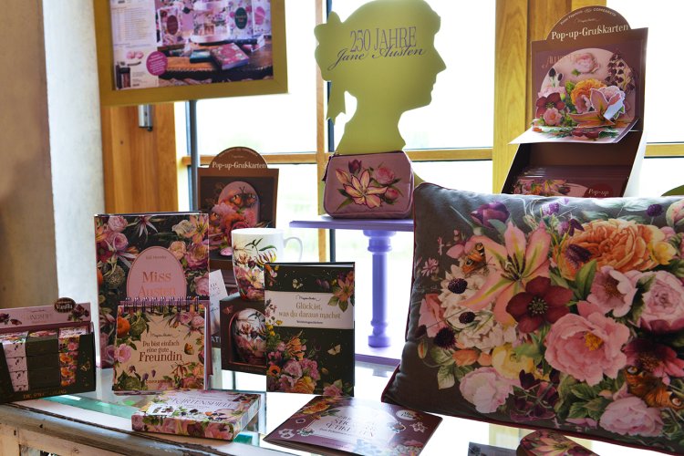 Foto eines Schaufensters zu Jane Austen von Coppenrath