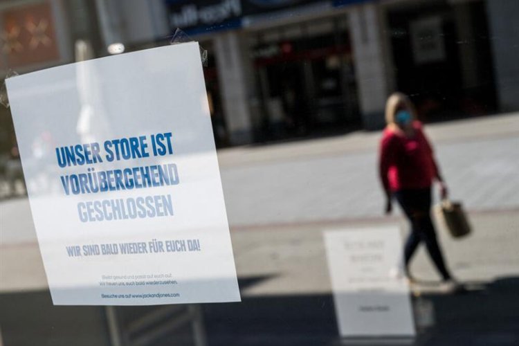 Corona-Lockdown: Geschlossene Läden