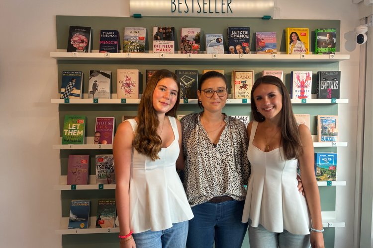 Das dreiköpfige Team der Bücherwelt