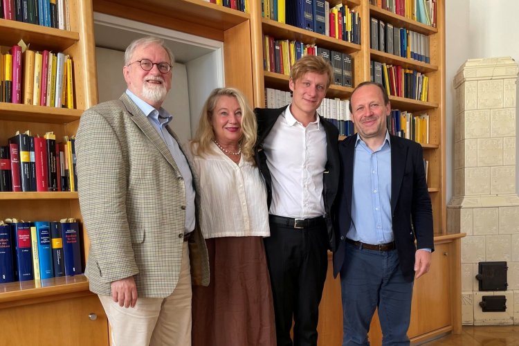 v.l.n.r.: Johannes Thiele, Daniela Thiele, Julius Hendricks, Daniel Kampa