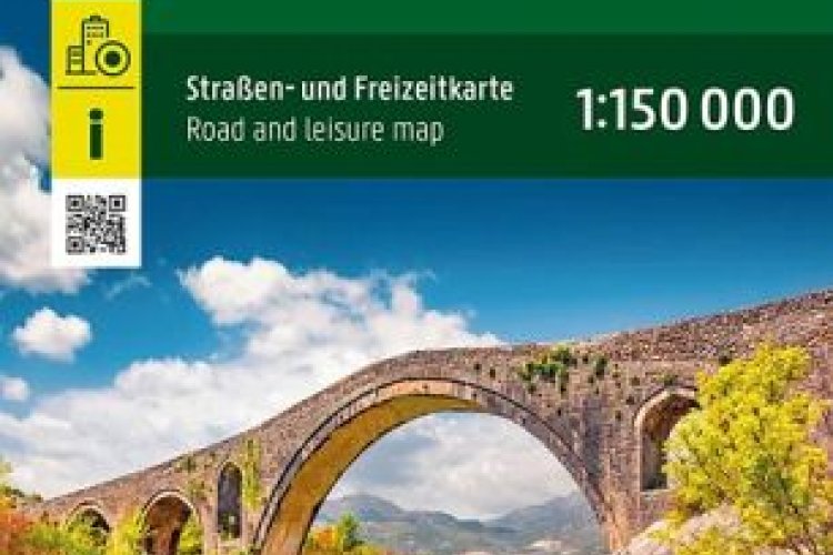 Coverfoto einer Albanien-Karte von freytag & berndt