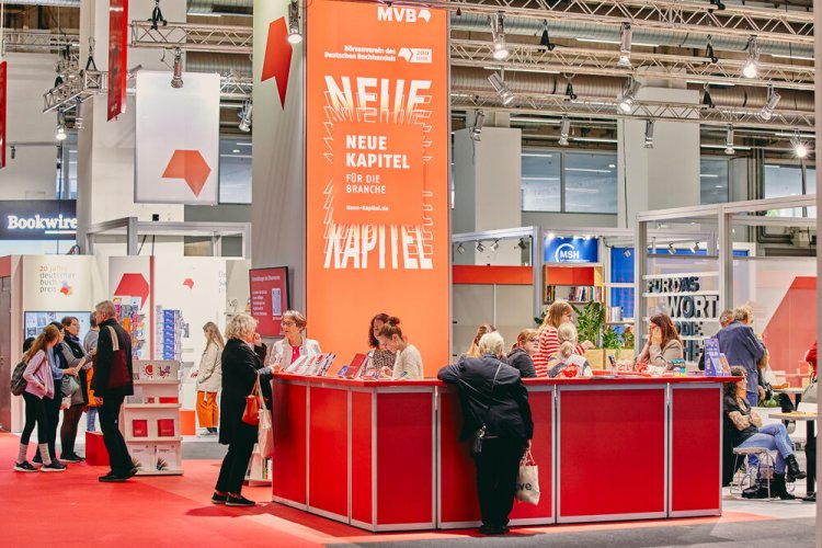 Stand des Börsenvereins auf der Frankfurter Buchmesse 2024