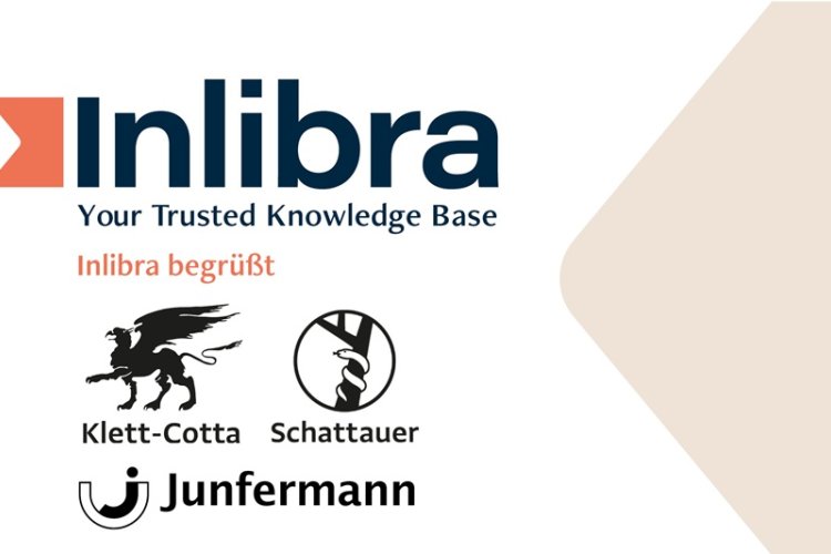 Logos von Inlibra, Klett-Cotta, Schattauer und Junfermann