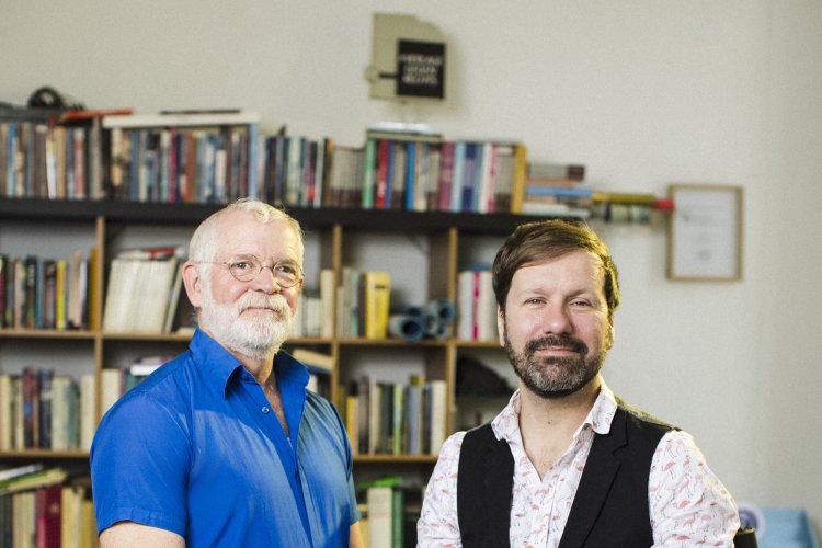 Querverlag-Köpfe: Geschäftsführer Jim Baker (l.) und Gesellschafter Marc Lippuner