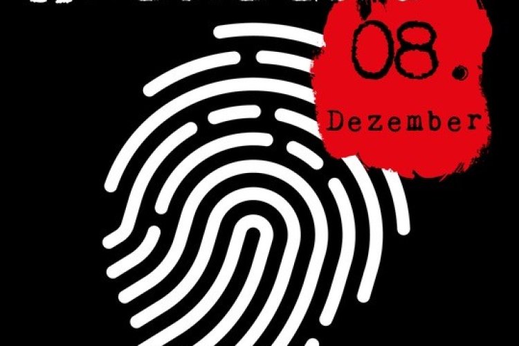 Logo des Krimitags mit Fingerabdruck