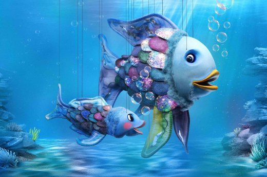 Die Augsburger Puppenkiste bringt den "Regenbogenfisch" ins Kino!