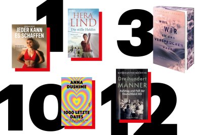 Collage mit Covern von fünf Neueinsteigern